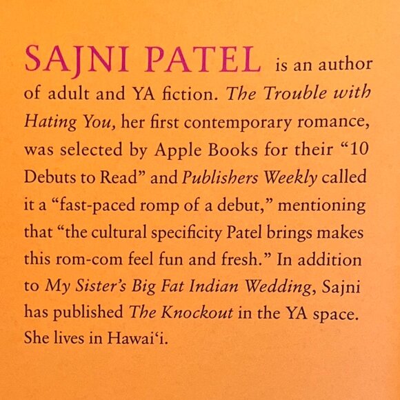 MY SISTER’S BIG FAT INDIAN WEDDING ~ Sajni Patel ~ YA Novel ~ South Asian Desi - Picture 8 of 8
